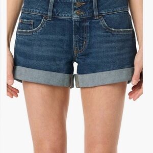 Hudson Jeans Dark Blue Jean Shorts